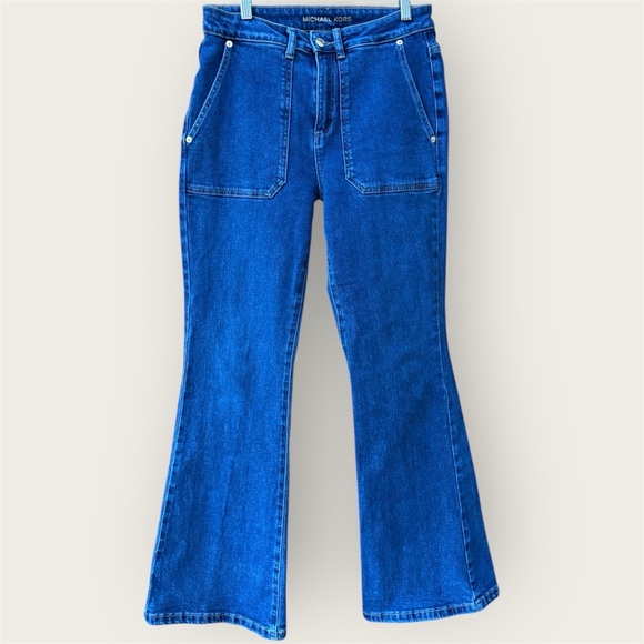 Michael Kors Denim - Michael Kors‎ Blue Flare Jeans